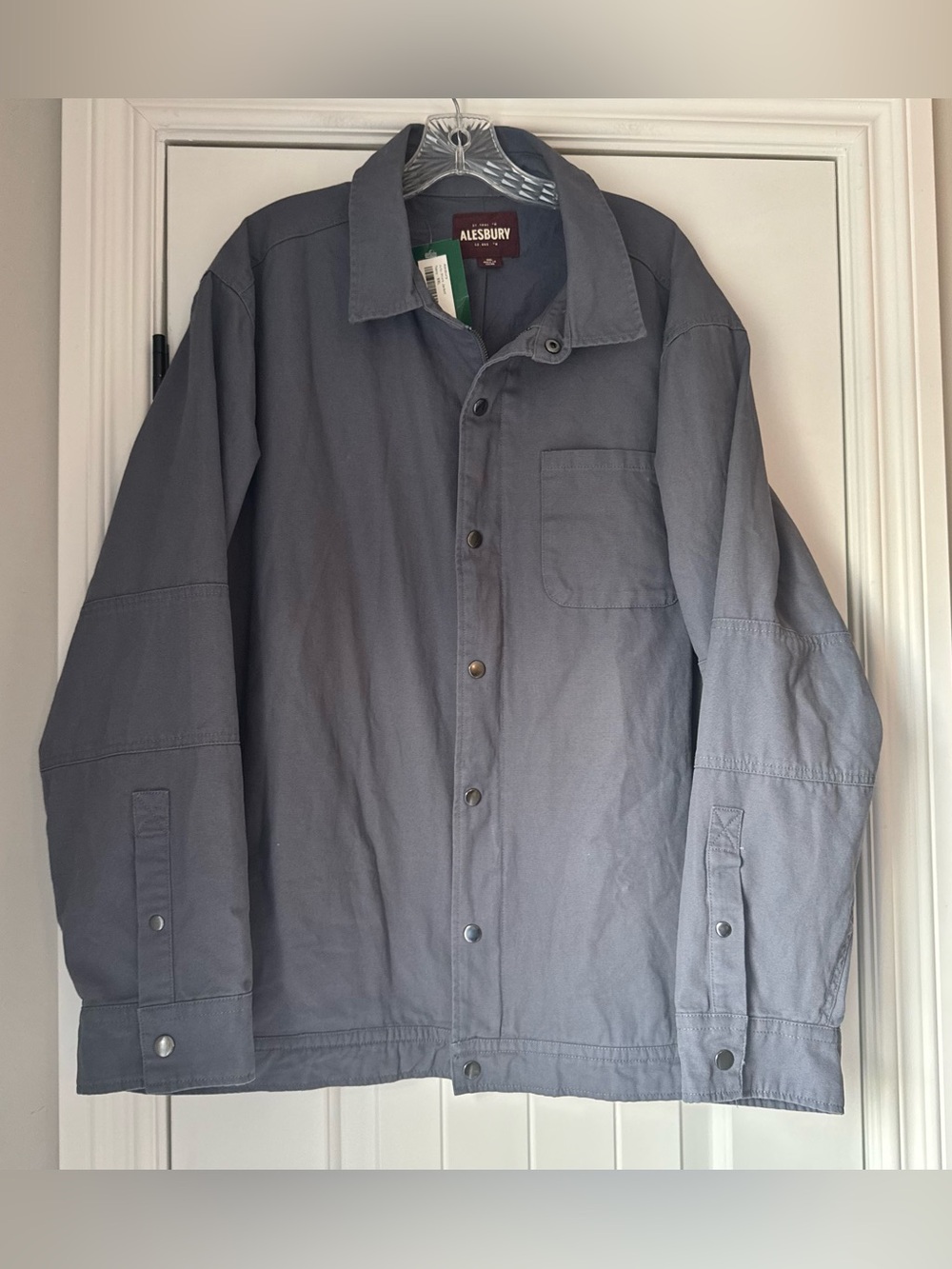 Alesbury Arlo Mens XXL Cotton Canvas Chore Jacket‎ Work Shirt Coat